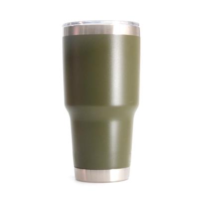 China Sustainable Wholesale Double Wall Vacuum Insulated Stainless Steel Tumbler 30 Ounce Handle Wine Glass Mug for sale