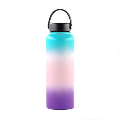 China CLASSIC Christmas 18/8 standard mouth vacuum insulated stainless steel hydraulic bottle sport water bottles series with custom logo for sale