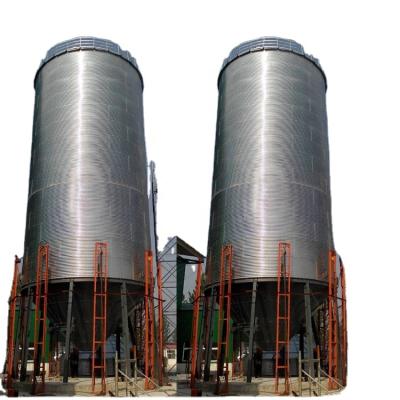 China Bulk Grain Storage Vertical Grain Silo Corrugated Panels Bolted Silo 500m3 1000m3 5000m3 for sale