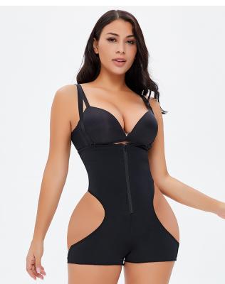 China New Antibacterial High Waist Tummy Control Women Slimming Full Body Crotchless Body Shaper Plus Size for sale