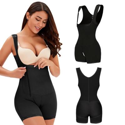 China New Antibacterial High Waist Tummy Control Women Slimming Full Body Crotchless Body Shaper Plus Size for sale