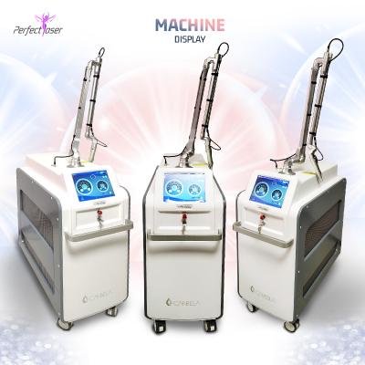 China Fine line newest removal 2021 pico laser marks removal machine laser tattoo remove Qswitch ND yag lazer picosecond lazer equipment for sale