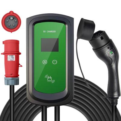 China EV Charger Manufacturer Type - 2 32a 3 Phase 11kw 22kw Wallbox EV Charging Station Fast Electric Car Charger HY110W-T2; for sale