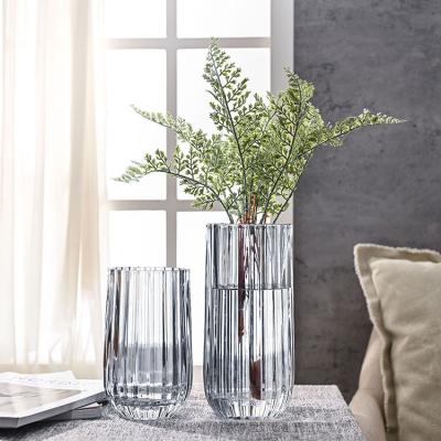 China EAGLEGIFTS Minimalist Glass Cylinder Vase Set Large Clear Clear Tall Glass Vases Large For Wedding Centerpieces for sale