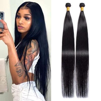 China 12a Super Drawn Double Bone Straight Hair Bundles 28 30 Inches Brazilian Straight Hair Bundles Cheap Natural Color Remy Cuticle Aligned Human Hair Weave Bundles Extensions for sale