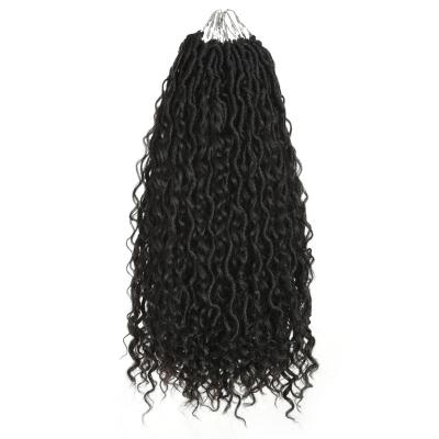 China 100% high quality low temperature fiber bundled well no harm to skin faux locs crochet hair extensions for sale