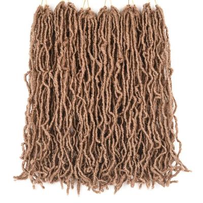 China NU Locs Synthetic Braiding Hair NU Locs 36 Inch Long Synthetic Soft Faux Lock Dread Locs Hair for sale