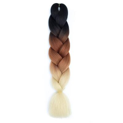 China Hot Selling Yaki Ombre Braid Hair Synthetic Jumbo Elephant Braid Cheap Wholesale Wholesale for sale