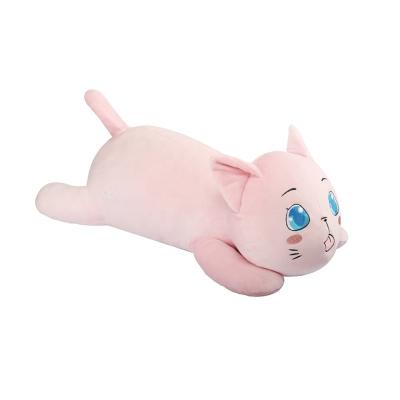 China Dollhouse Soft Cute Cartoon Pillow Sofa Cushion Cuddly Stuffed Animals Decor Soft Plush Toy Cat for sale