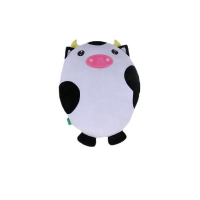 China Factory direct wholesale high quality modern gurgling purple cow plush pillow soft cushion for home decoration for sale