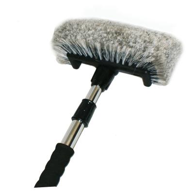 China Telescopic Gray Color Polish Car Care Accessories Car Wash Brush , Cleaning Brushes for sale