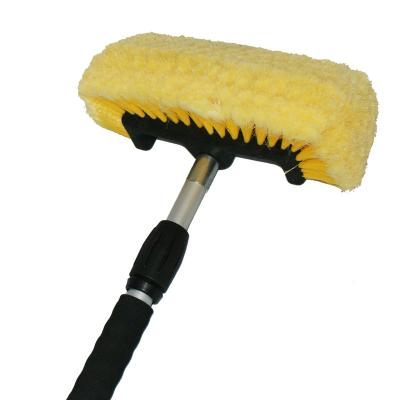 China PVC Stiffens Expandable Poles Water Pass Through Car Wash Brush for sale