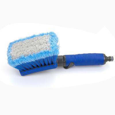 China Easy control switch BSCI-factory car wheel rim brush, car wash brush for sale