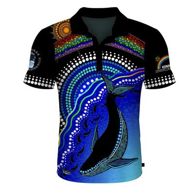 China Custom OEM T-shirt Logo Polyester Sublimation Printed Polo Shirt Hot Selling Men's Clothing Wholesale Anti-wrinkle Compression Short Sleeve T-shirt for sale