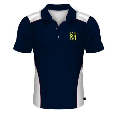 China Customized Anti-Wrinkle Wholesales Polo Shirts 100% Polyester Newest Sublimation Breathable Men's Promotional High Quality Sport T-Shirts for sale