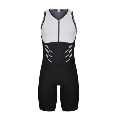 China OEM custom cycling tank top pro team MTB summer one skin wholesale breathable suit set sleeveless tri suit tri suit men for sale