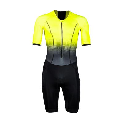 China Wholesale Breathable Triathlon Cycling Wear Sumbliamtion Printed Suit OEM Men's Short Sleeve Triathlon Cycling Wetsuit for sale