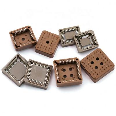 China Integrated Base SMD Socket PLCC32 PLCC44 PLCC52 SMD SMD Chip Test Socket SMD IC Socket Base IC Socket for sale