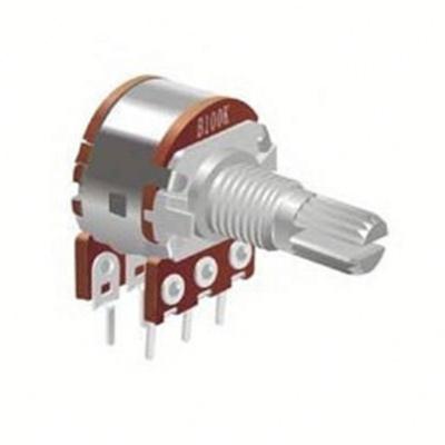 China PC Pin RV148-SU 100k Rotary Potentiometer , Carbon Potentiometer With Single Strip for sale