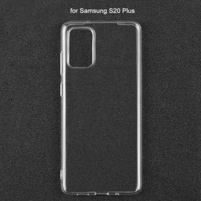 China Wholesale Shockproof Mobile Phone Accessories Blank Clear Transparent Soft TPU Case For Samsung Galaxy S20 Plus for sale