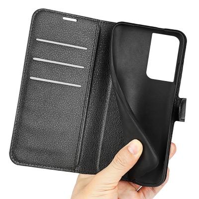 China Card Holder PU Case Cover Shockproof Plastic Leather Flip For Samsung Galaxy S22 Ultra Mobile Phone for sale