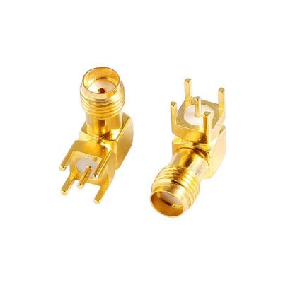 China Rg8x Lmr 240 Brass Crimp Cable Brass Crimp PCB RF PCB Female R/A Male Coaxial Connector for sale