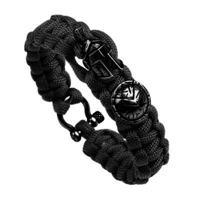 China Environmental friendly men's new bracelet for outdoor camping buckle bracelet rope bracelet hike jewelry for sale