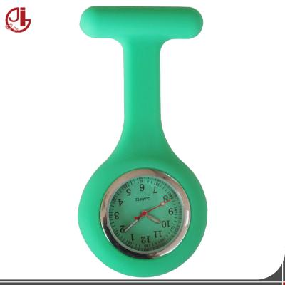 China Colorful Design Doctor Portable Fob Nurse Pocket Watch Prongs Titanium Silicone Quartz Watches For Nurses for sale