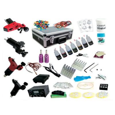 China Complete Tattoo Set Full Set Tattoo Machine Kit with 4 Machines for sale