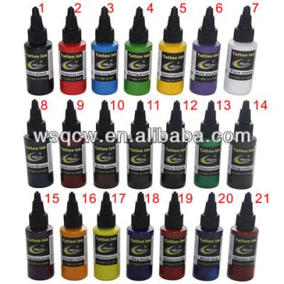 China Whole Sale Professional HWS Tattoo Ink Tattoo Pigment/Eyebrow Makeup Pigment HWS06 for sale