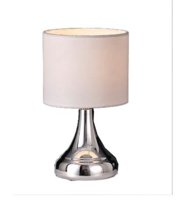 China Mini modern stainless steel touch modern lamp, decorative table lamp for bedroom/foyer/hotel for sale