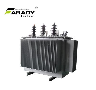 China Three phase transformer 33/0.415kV 500kVA oil immersed three phase transformer for sale