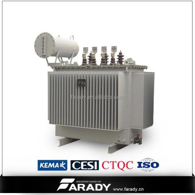 China Loaminated core transformer 3 phase transformer oil immersed type transformer 500 kva for sale