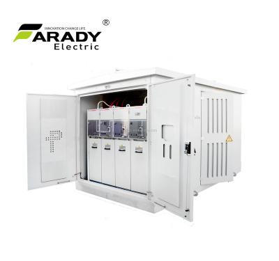 China Compact kiosk European type power distribution compact kiosk transformer kiosk manufacturer for sale