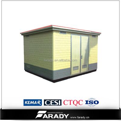 China Package transformer kiosk prefabricated compact substation 2000kva oil package transformer for sale