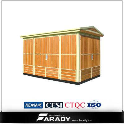 China Prefabricated substation three phase power 1500kva prefabricated substation factory for sale