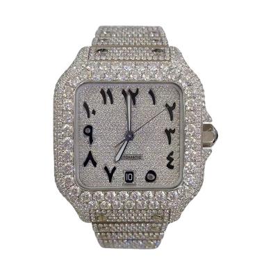 China Mens Hip Hop Hip Hop Gold Plated Iced Out Diamond Mens Womens Wrist Digital Micro Quartz Watches Wholesale Luxury Watch Jewelry for sale