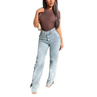 China High Waist Breathable Women's Casual Jeans Pants for sale