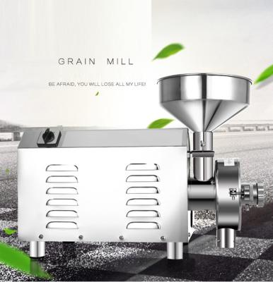 China Durable Commercial Electric Four Mill Grinder Dry Food Chili Wheat Grain Corn Grinding Machine Powder for sale