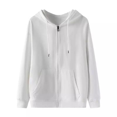 China Wholesale Zipper Hoodies Anti-Wrinkle Men Women Plain Long Sleeve Custom Hoodie With Zipper Blank Printed Sweater for sale