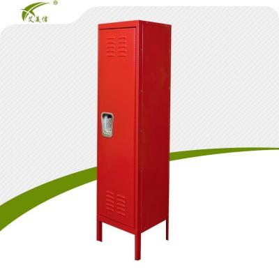 China Single Door Locker/Steel Kids Doll Locker With Feet MJ-243 Filing Storage Cabinet for sale