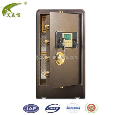 China High Tension Q345A Steel Plate Metal Furniture Commercial Safe Electronic Box Lock Low Alloy Steel Safes for sale