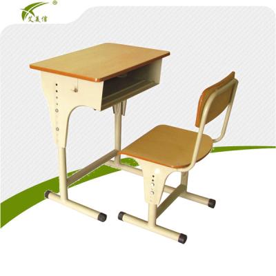 China School sets strong steel desk tables / school furniture / classroom desk metal chair sets for sale