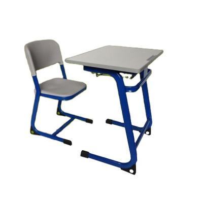 China Traditional Classroom Metal Desk/Furniture School/University Steel Desk Chair for sale