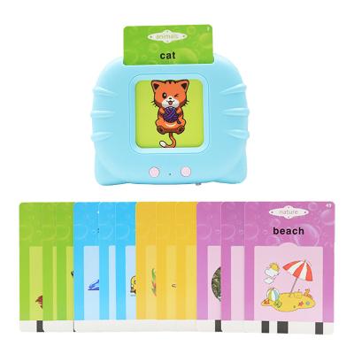 China OEM Factory Primary Years Vocabulary 1-3 Grades English Education 112 Student Smart Card Customized First Talking Teaching Machine Toy Flashcard Reader for sale