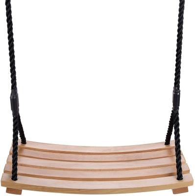 China Adjustable Arch Shaped Indoor Outdoor Wooden Yard Kindergarten Wooden Swing Set For Kids Adult for sale