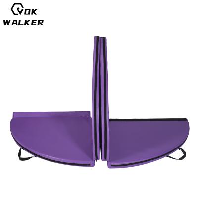 China Comfortable and Durable 120cm Collapsible Pole Dancing Mat Crash Folding Safety Dancing Mat with Handle for sale