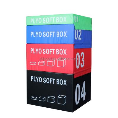 China Strength Fitness Equipment Training Plyometric Soft Foam Jump Boxes for sale