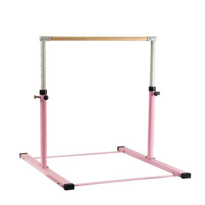 China Durable Child Gymnastics Equipment Fitness Gym Kids Horizontal Bar Adjustable for sale