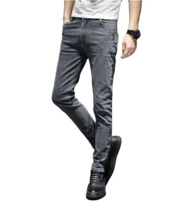 China Breathable Fashion Black Slim Fit , Small-legged And Stretch Casual Men's Jeans for sale